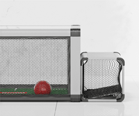 Subsoccer S7 bench game with red ball and durable net structure on white background