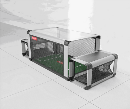 Subsoccer S7 durable indoor outdoor tabletop soccer game with sleek metal frame and netting