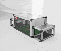 Subsoccer S7 durable indoor outdoor tabletop soccer game with sleek metal frame and netting