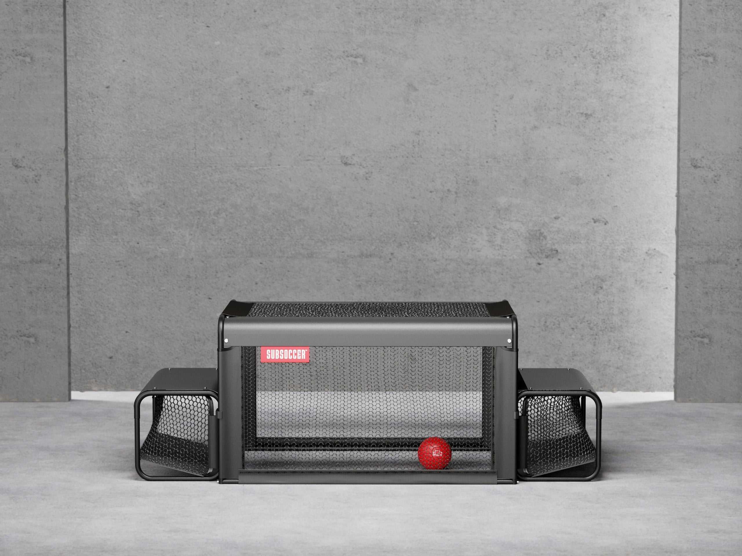 Subsoccer S3 portable bench soccer game with net tabletop and red ball for indoor and outdoor use